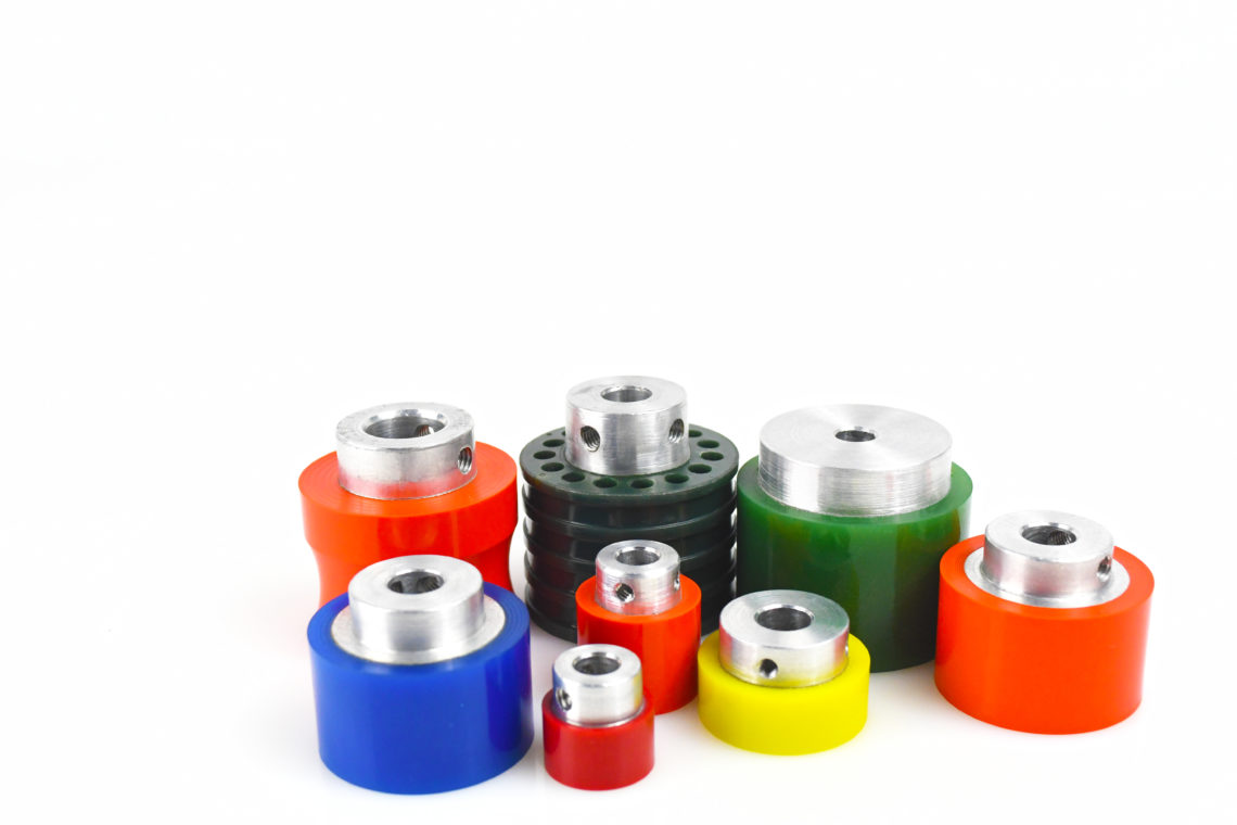 Polyurethane Hubbed Drive Rollers Tight Tolerance Polyurethane Drive Wheels Meridian Laboratory