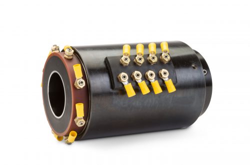 High speed throughhole slip ring