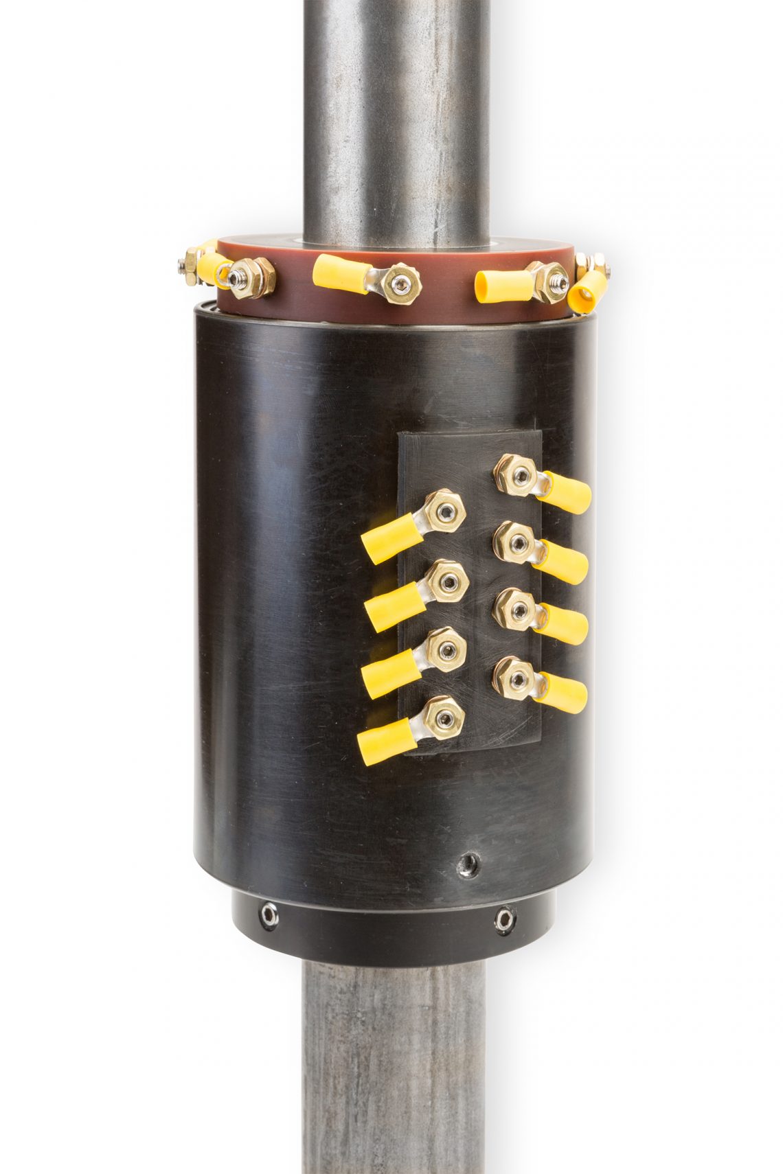 Through shaft slip ring