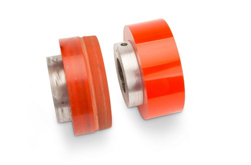 Polyurethane roller recovery