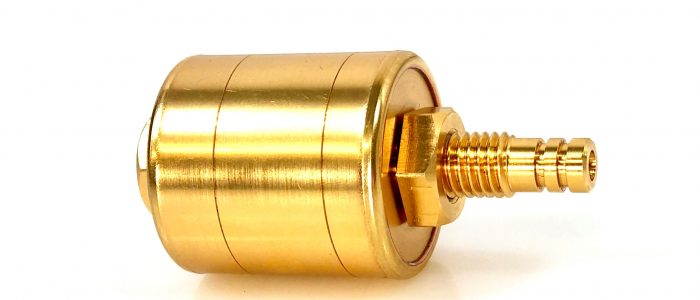 ROTOCON MCT-100-4MM Gold Plated Through Bore Rotary Ground