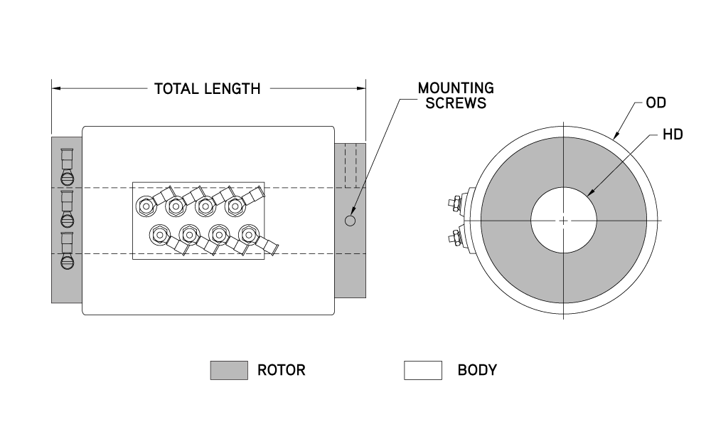 Through-Hole Rotary Electrical Connector