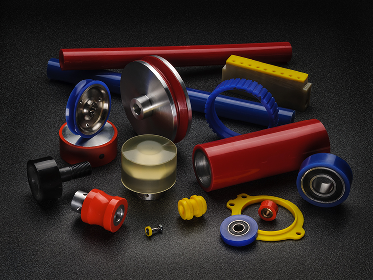 Precision Polyurethane Coatings, drive rollers, idler rollers, coated bearings