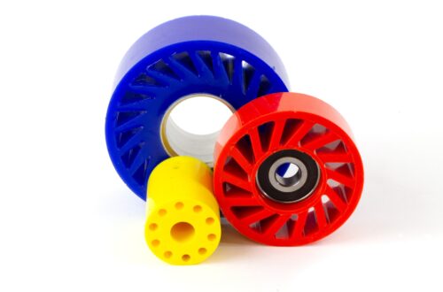 Bonded Polyurethane Zero Crush Wheel, No Crush Roller