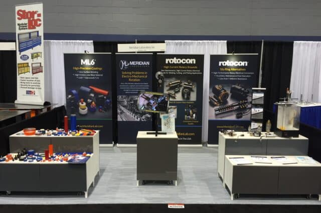 Meridian Laboratory's Tradeshow Booth