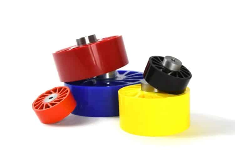 Polyurethane Hubbed Spider Wheels