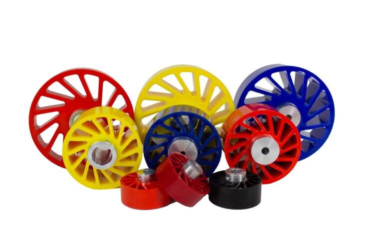 Polyurethane Hubbed No-Crush Wheels