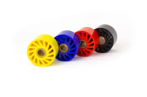 Idler Wheels with No-Crush Polyurethane Roller Design