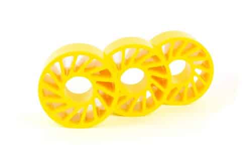 Coreless Zero-Crush Wheels and Roller