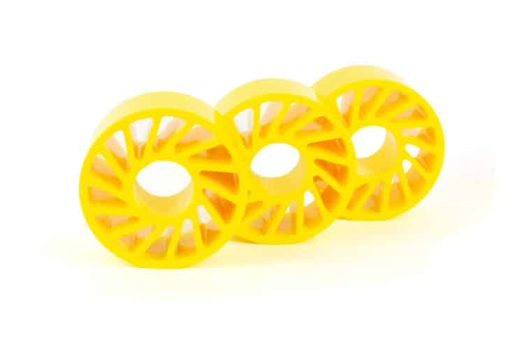 Coreless Zero-Crush Wheels and Roller
